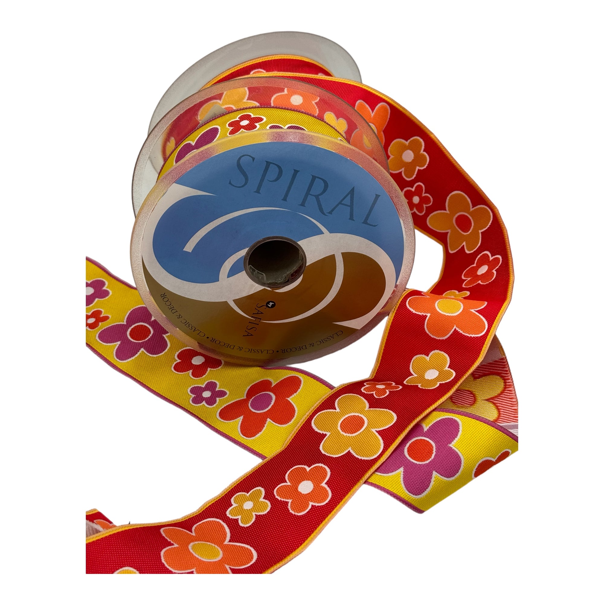 Cubrecosturas hippie flowers (15 MTRS)