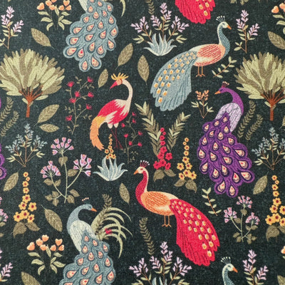 TELA ALGODON PAVOS REALES