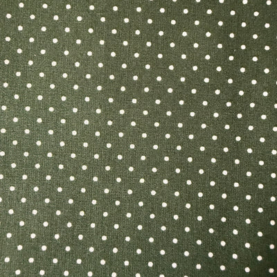 TELA ALGODON PETIT DOTS VERDE (OEKO TEX)