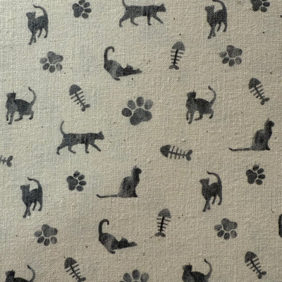 TELA ALGODON GATITOS