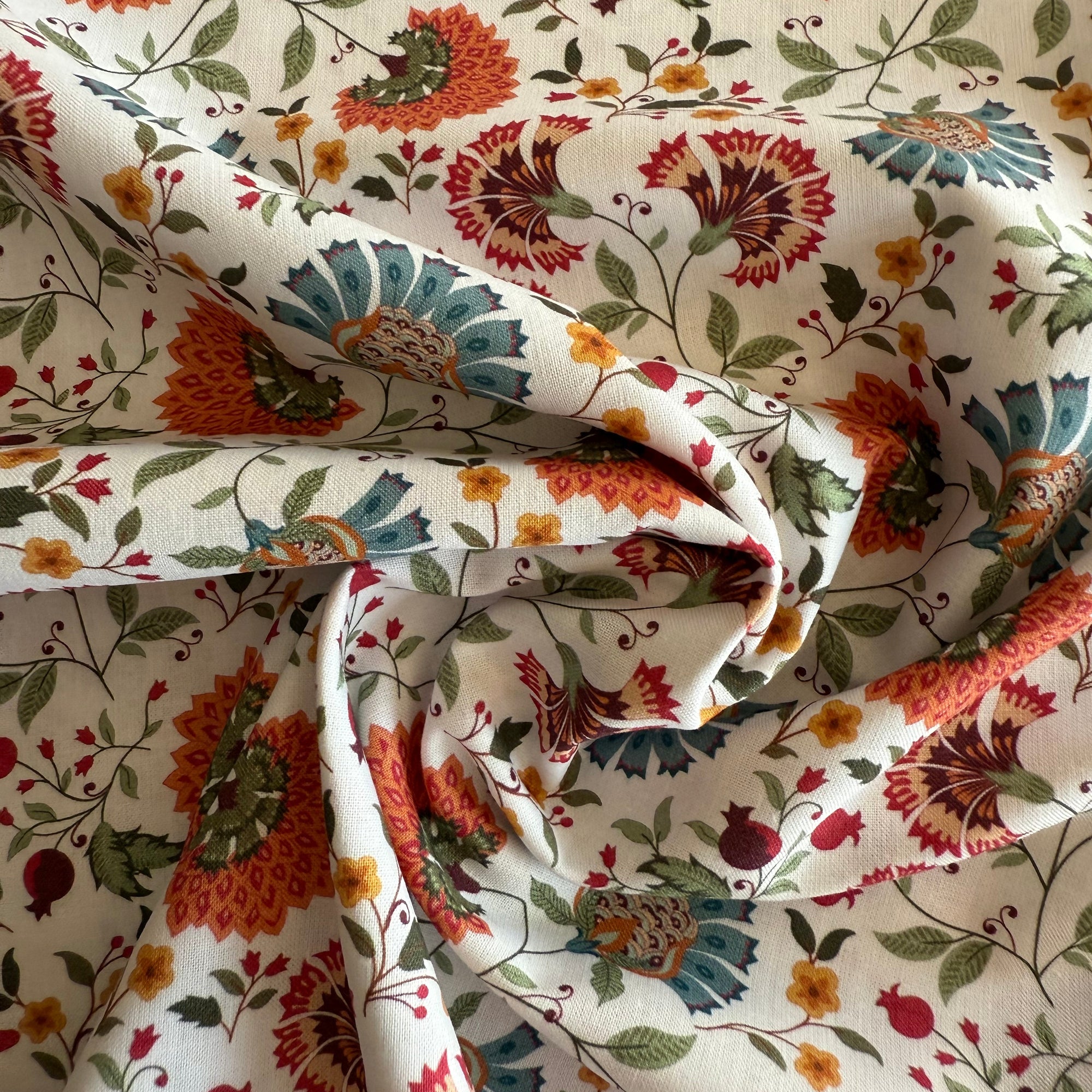 TELA ALGODON CLAVELES