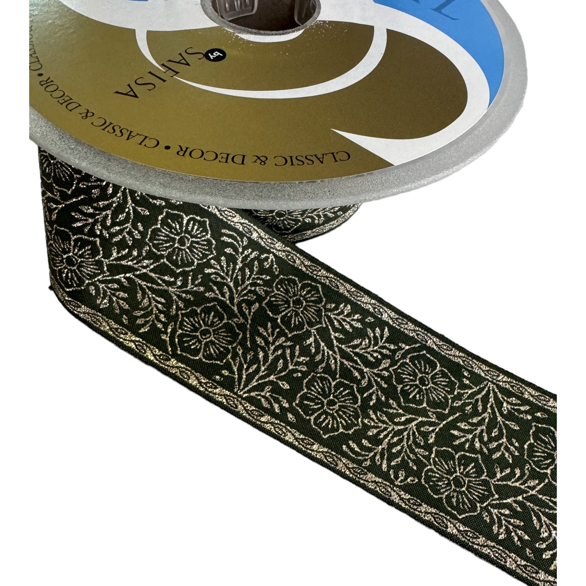 Cubrecosturas flores doradas