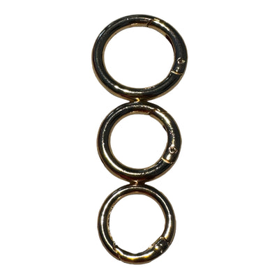 MOSQUETON REDONDO DORADO