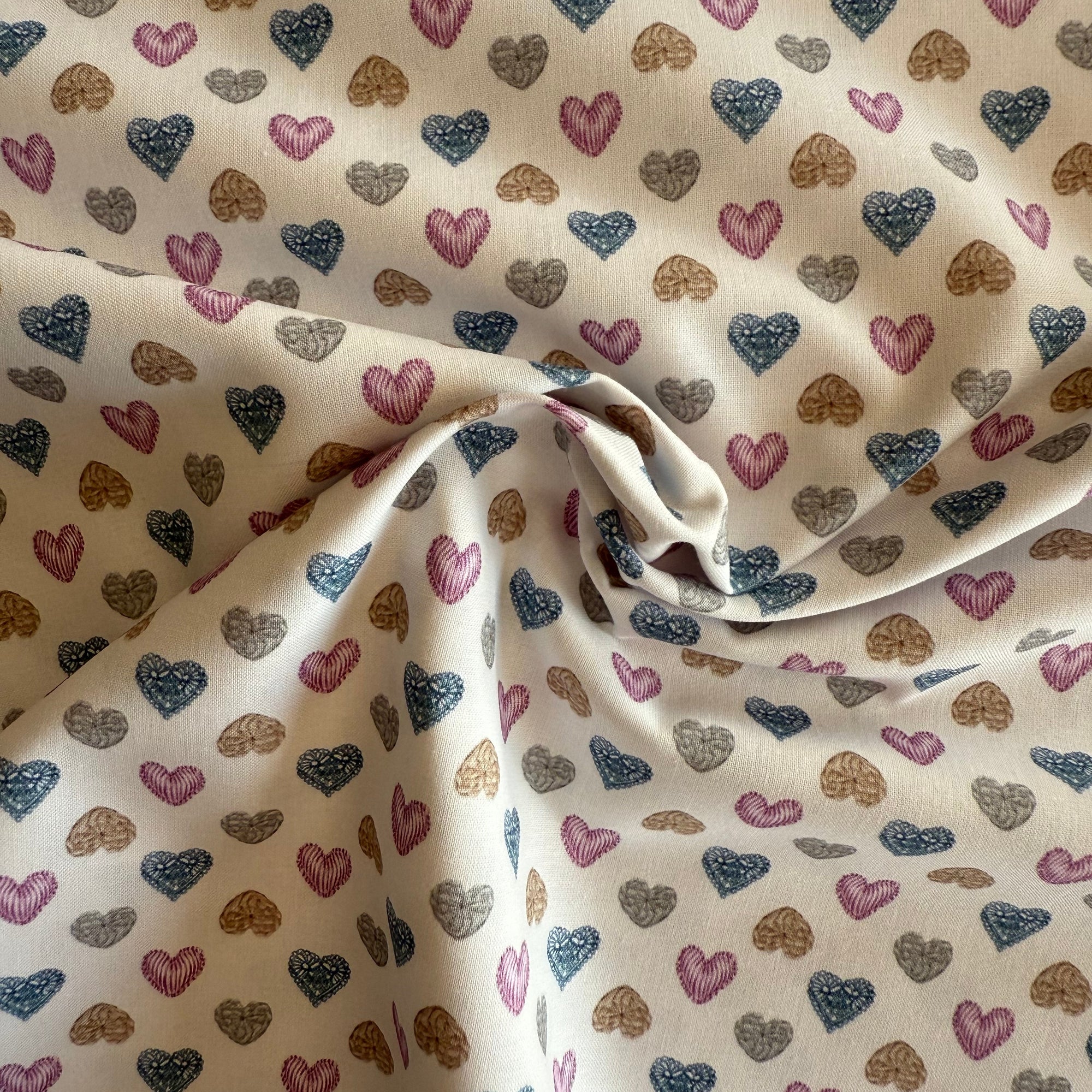 TELA ALGODON HOMY CORAZONES