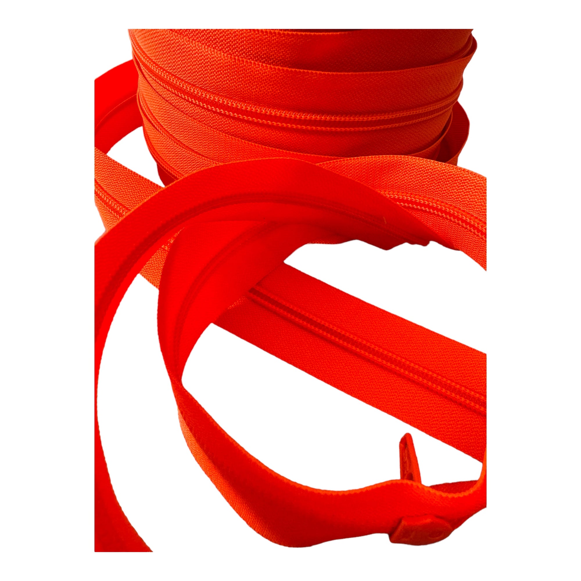 CREMALLERA CONTINUA DE NYLON DE 5MM. COLORES FLUOR