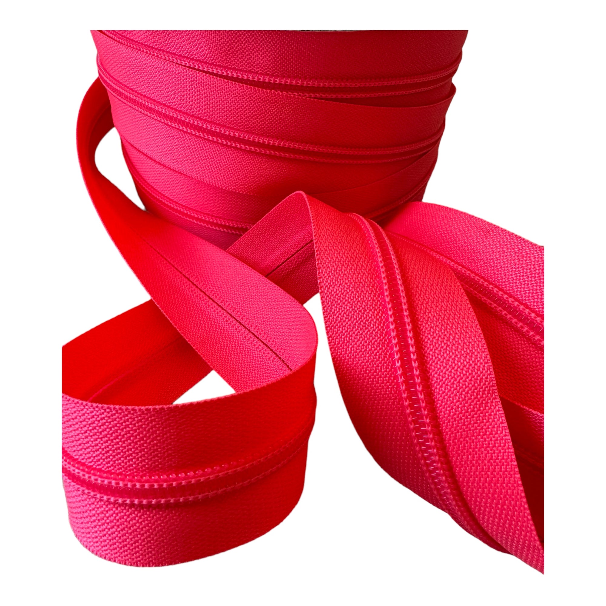 CREMALLERA CONTINUA DE NYLON DE 5MM. COLORES FLUOR