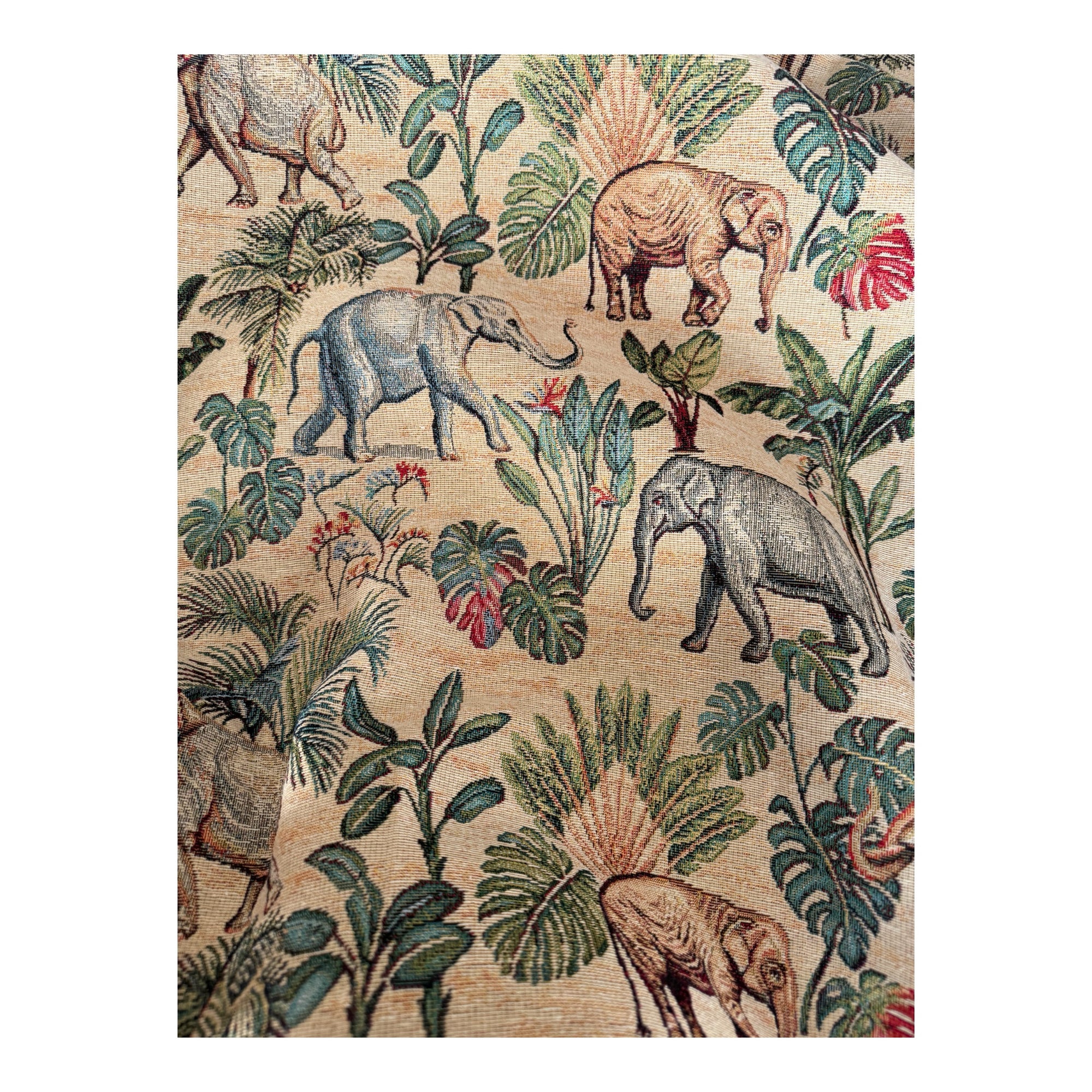TELA GOBELINO ELEFANTES COLONIAL