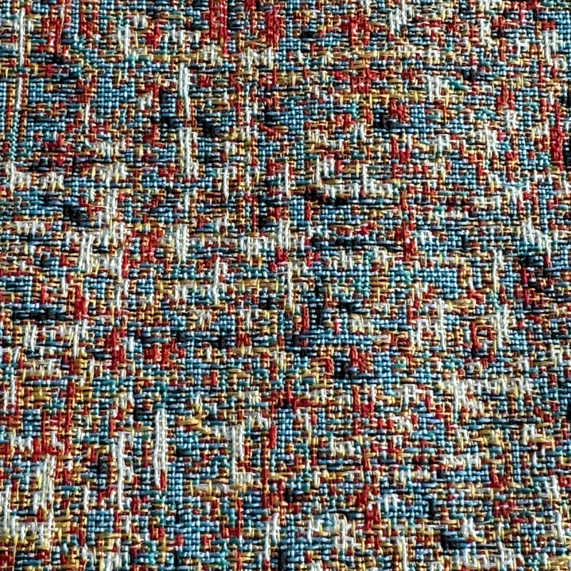 TELA GOBELINO MOTEADO NARANJA