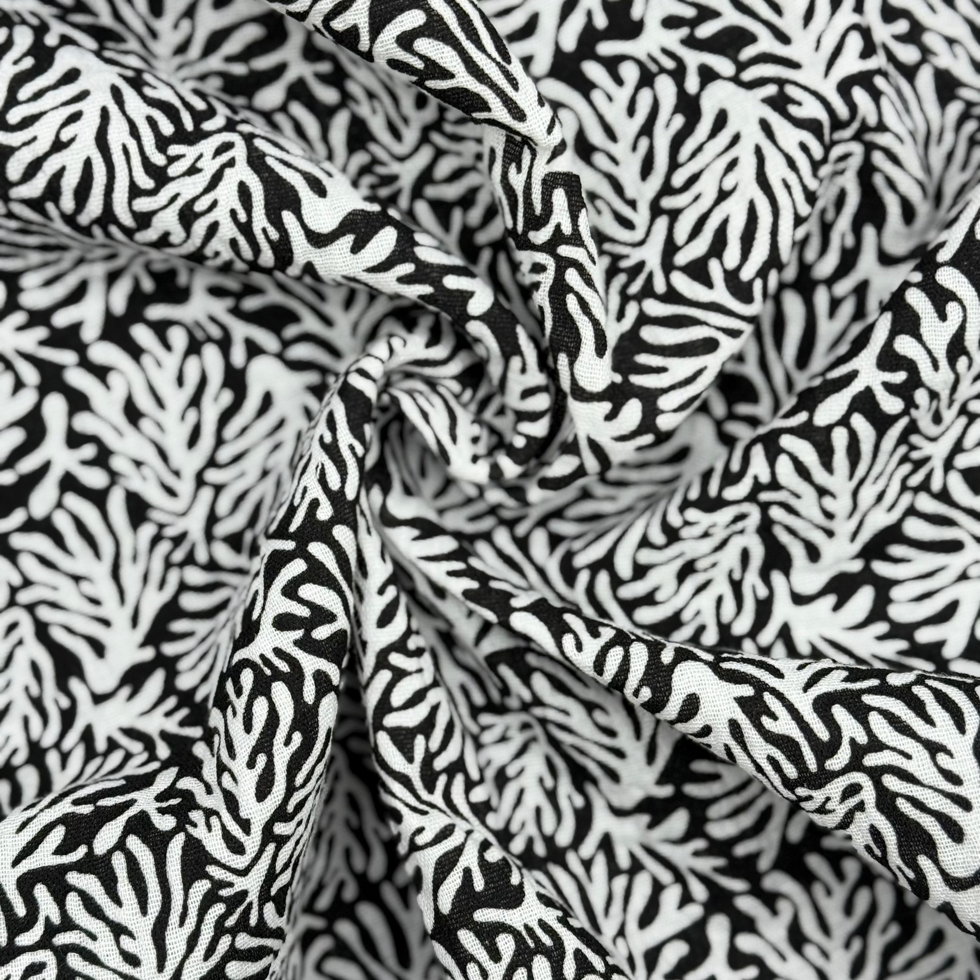 TELA DOBLE GASA/MUSELINA ORGANICA CORAL