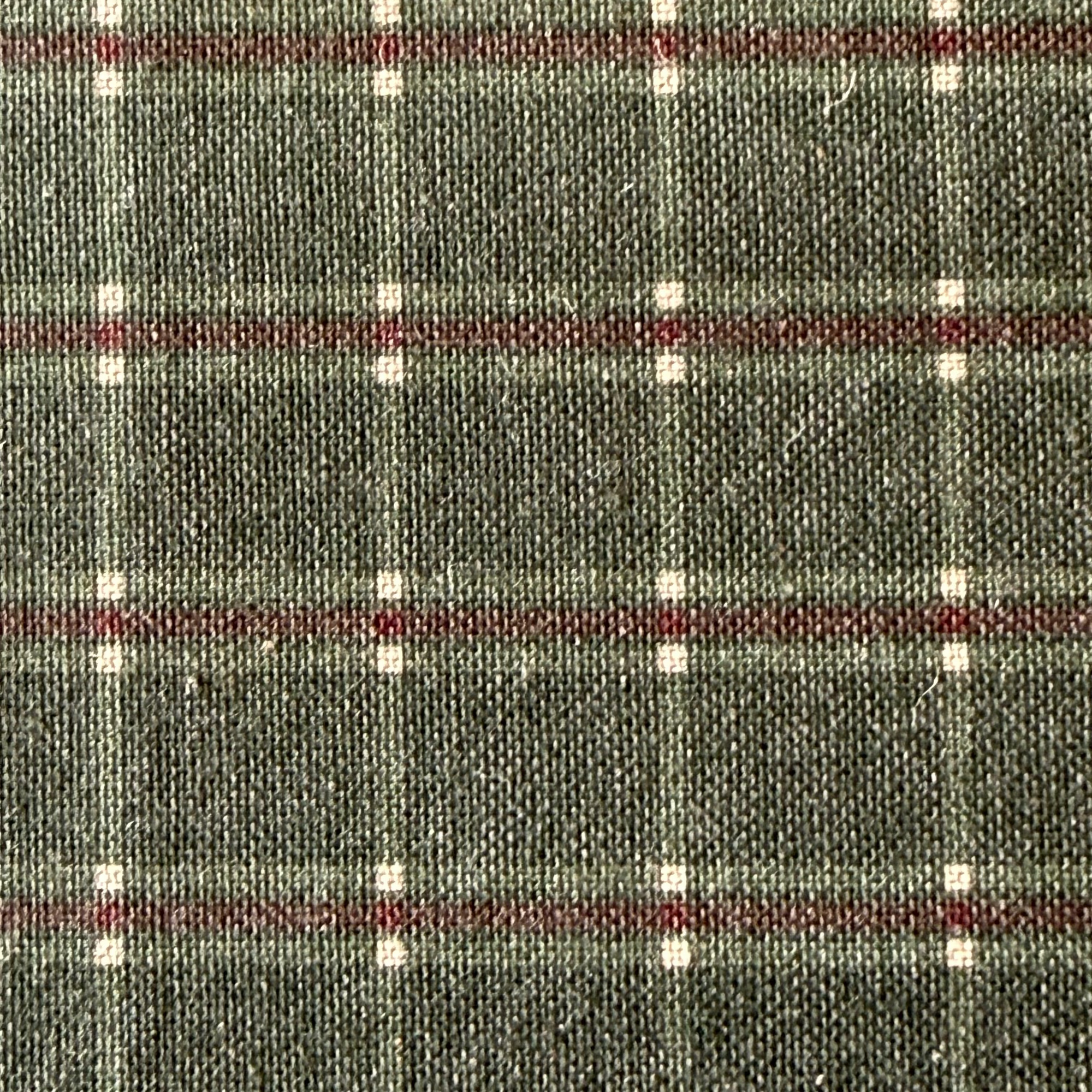 TELA NAVIDAD ALGODÓN ASPECTO LINO TARTAN VERDE BOTELLA