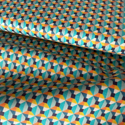 TELA POPELÍN ALGODÓN ZIGGY 3D