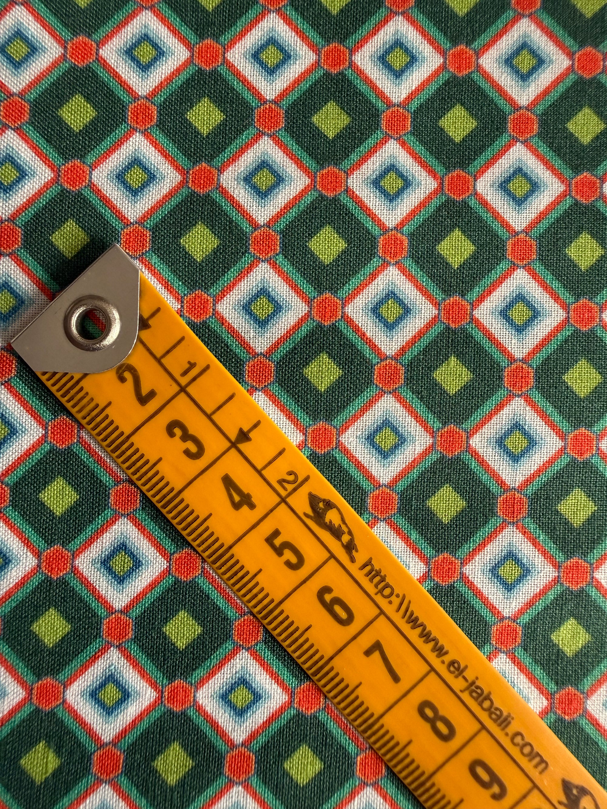 TELA POPELÍN ALGODÓN ZIGGY MOSAIC