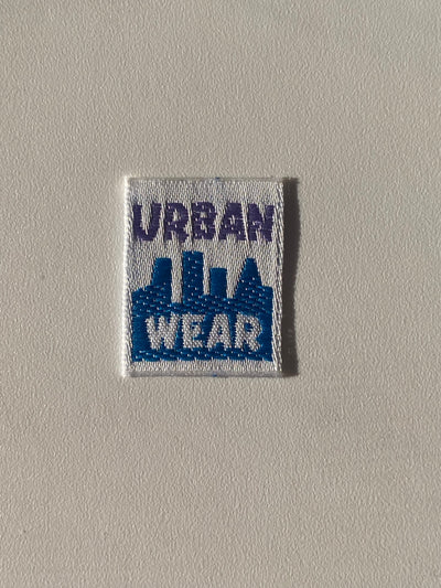 Etiqueta termoadhesiva tejida URBAN WEAR