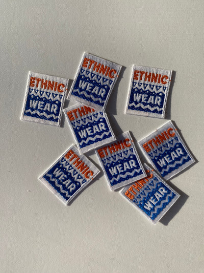 Etiqueta termoadhesiva tejida ETHNIC WEAR