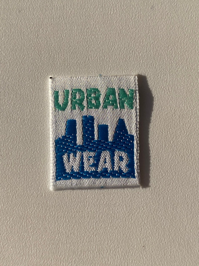 Etiqueta termoadhesiva tejida URBAN WEAR