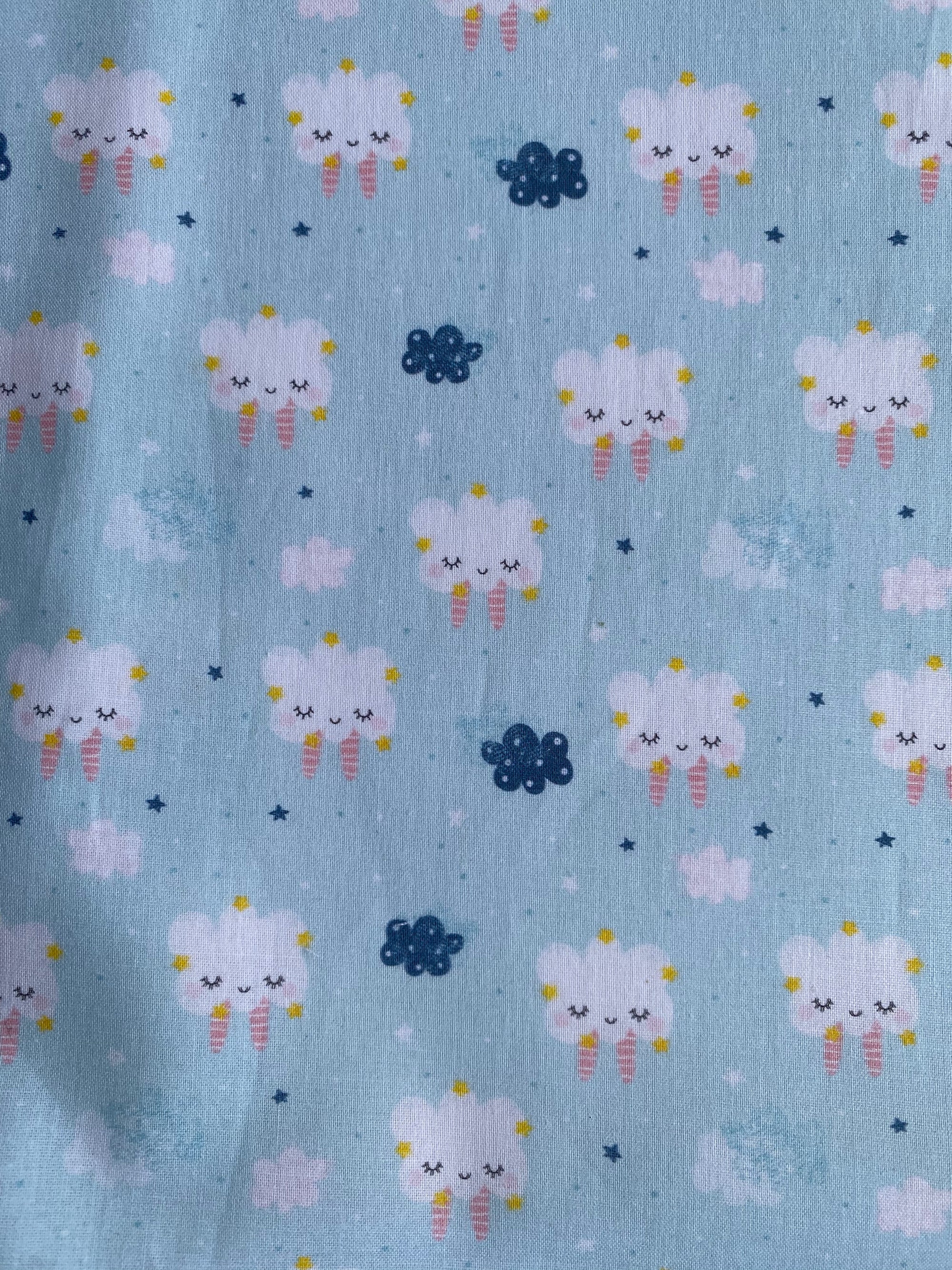 Tela popelín algodón 100% CIELO (Certificado GOTS)