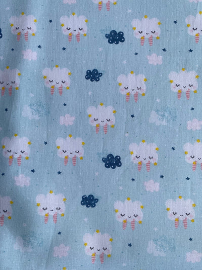 Tela popelín algodón 100% CIELO (Certificado GOTS)