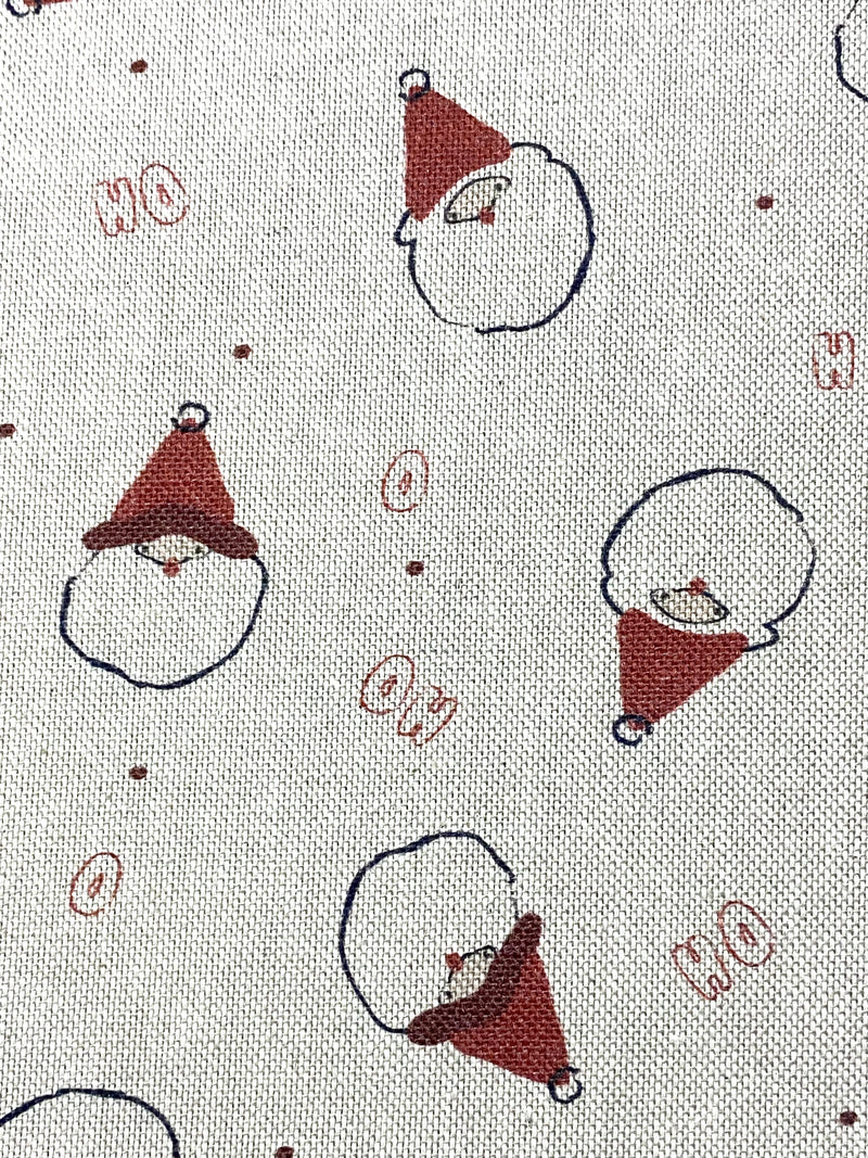 Tela algodón 100% Certificado GOTS - PAPA NOEL