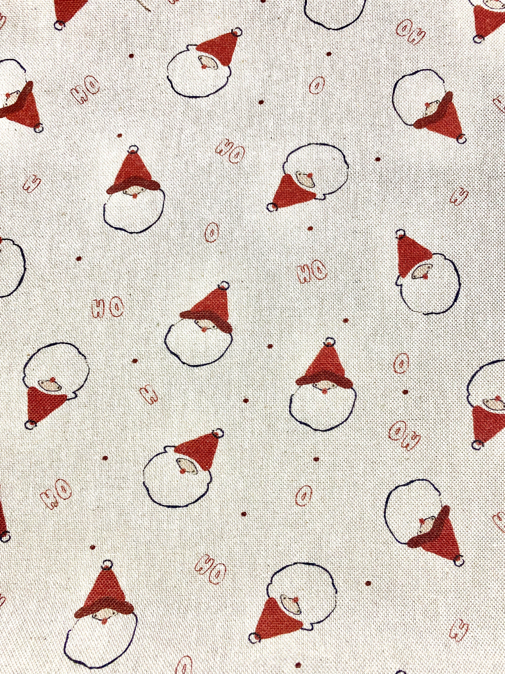 Tela algodón 100% Certificado GOTS - PAPA NOEL