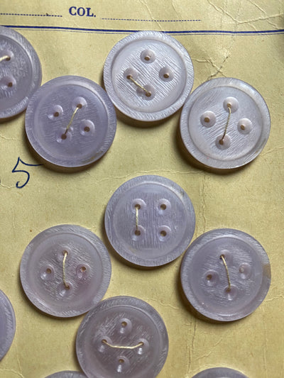 CARTÓN BOTONES PLÁSTICO COLOR MALVA CLARO