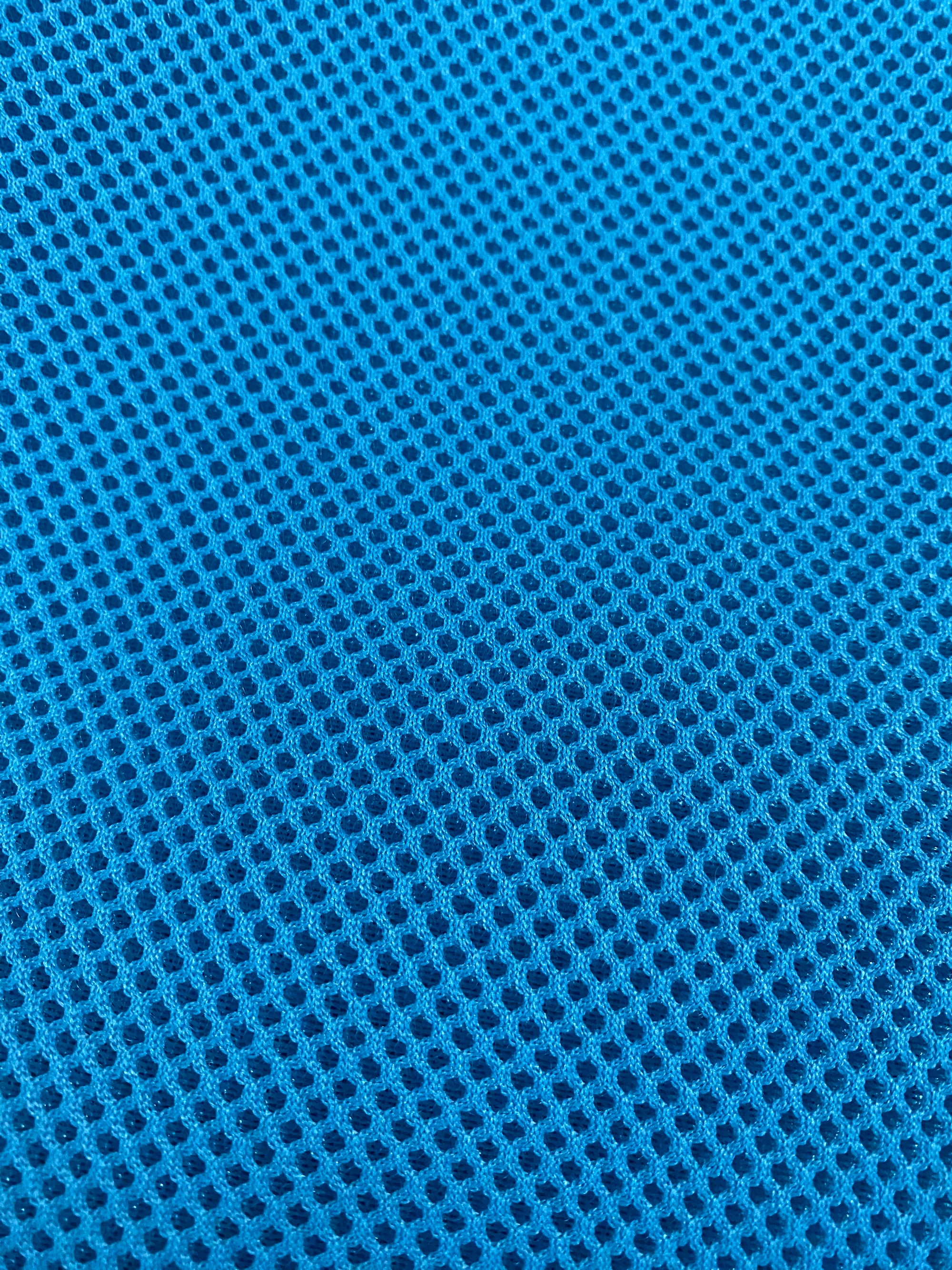 MESH 3D LAMINADO. COLOR AZUL FLUOR. CERTIFICADO OEKO-TEX
