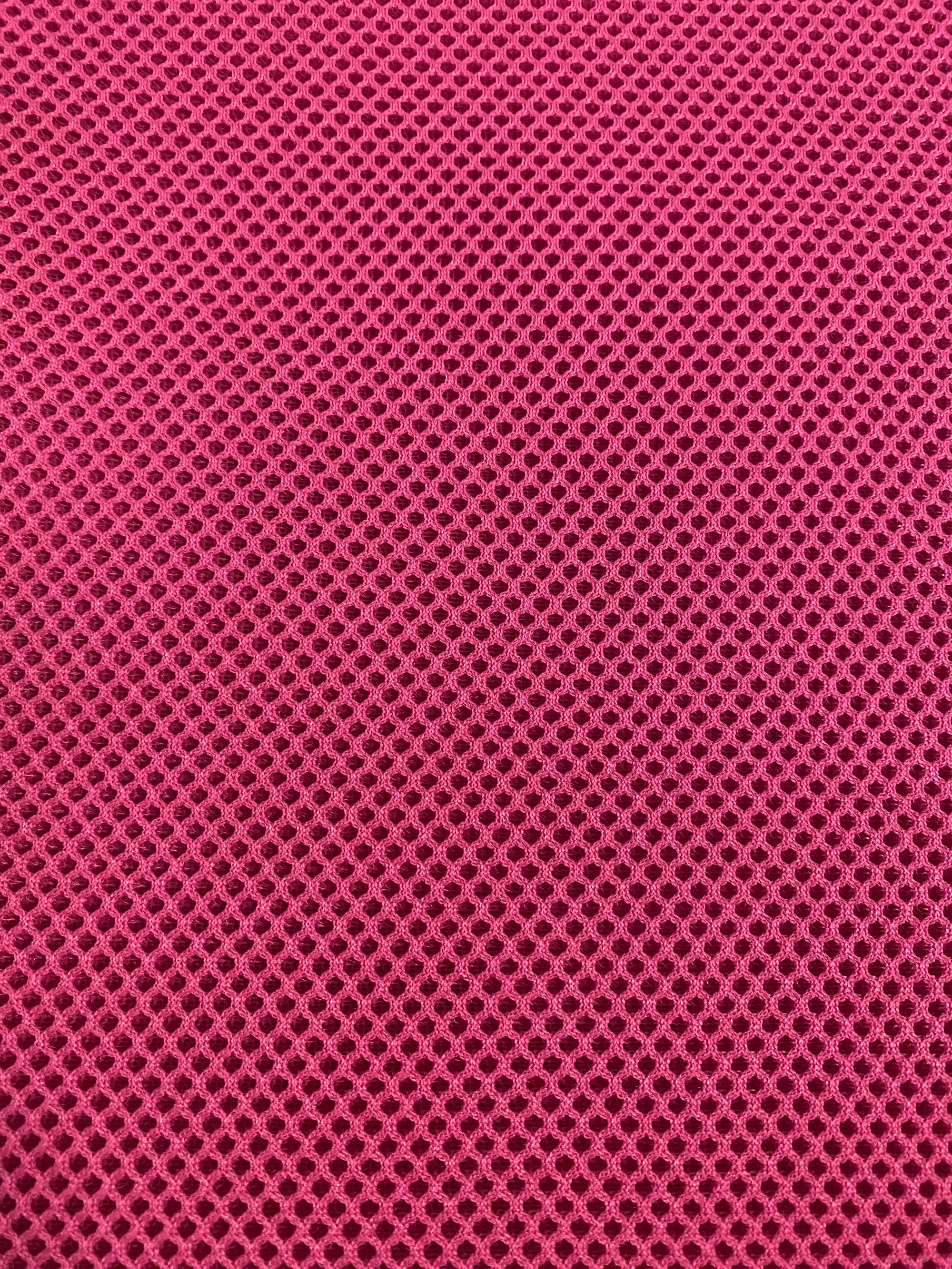 MESH 3D LAMINADO. COLOR ROSA FLUOR. CERTIFICADO OEKO-TEX