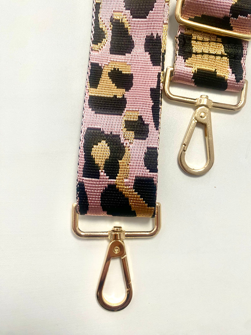 CORREA ANIMAL PRINT ROSA