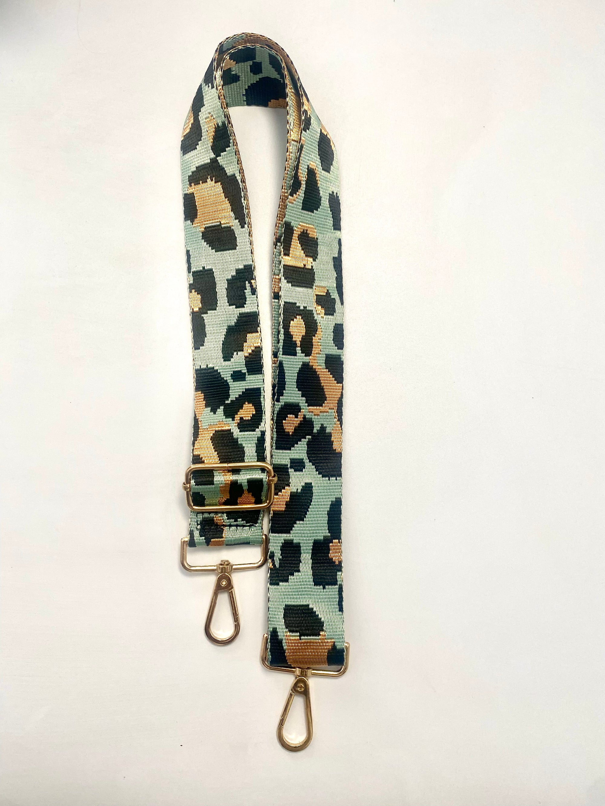 CORREA ANIMAL PRINT VERDE