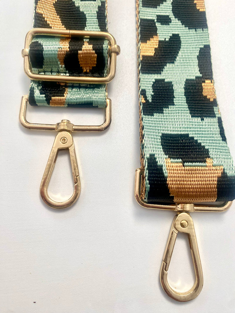 CORREA ANIMAL PRINT VERDE