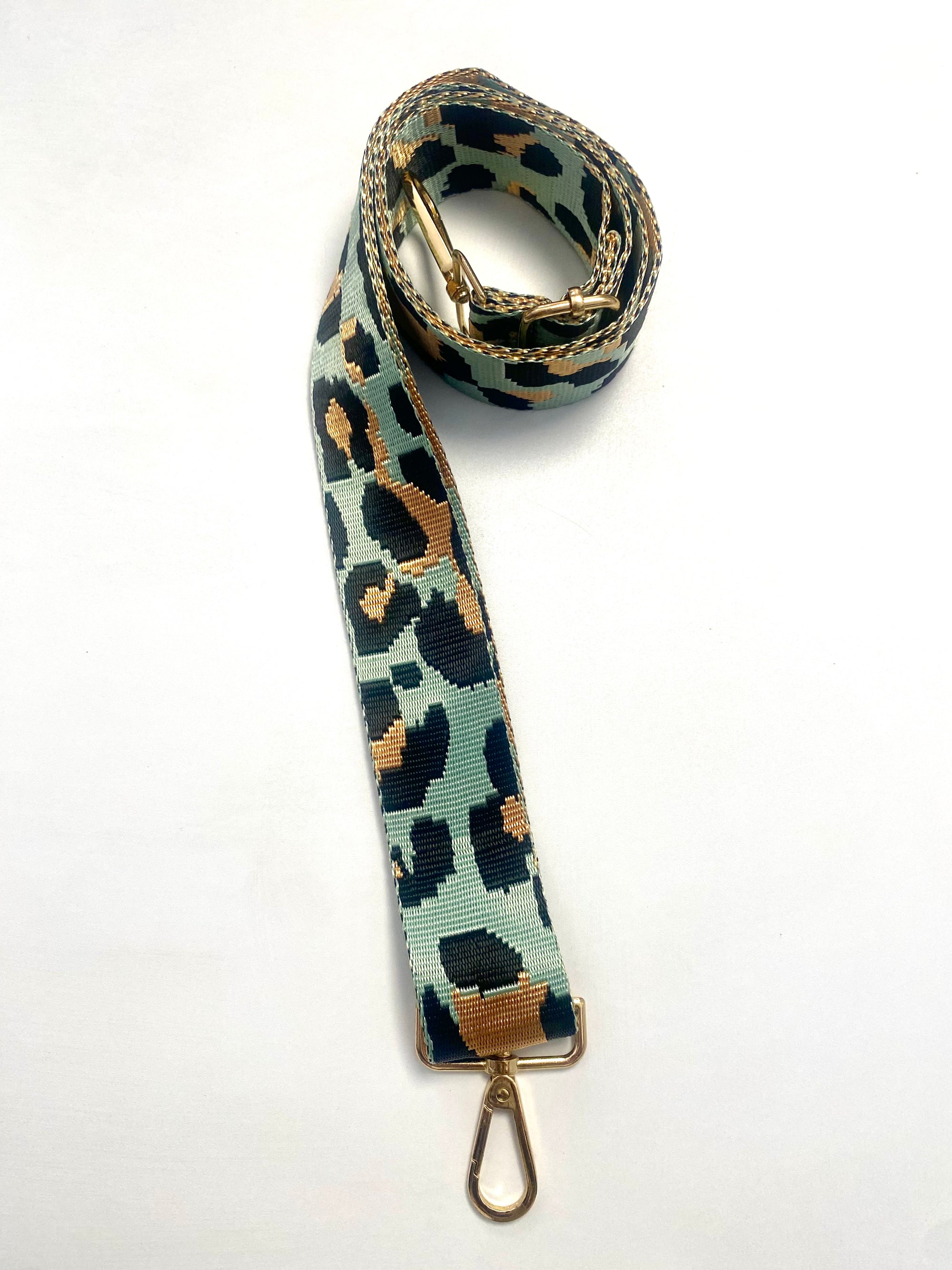 CORREA ANIMAL PRINT VERDE