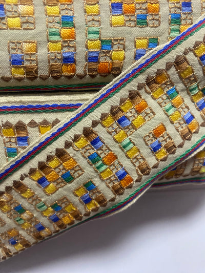 CUBRECOSTURAS VINTAGE TETRIS ancho 30mm y 50mm