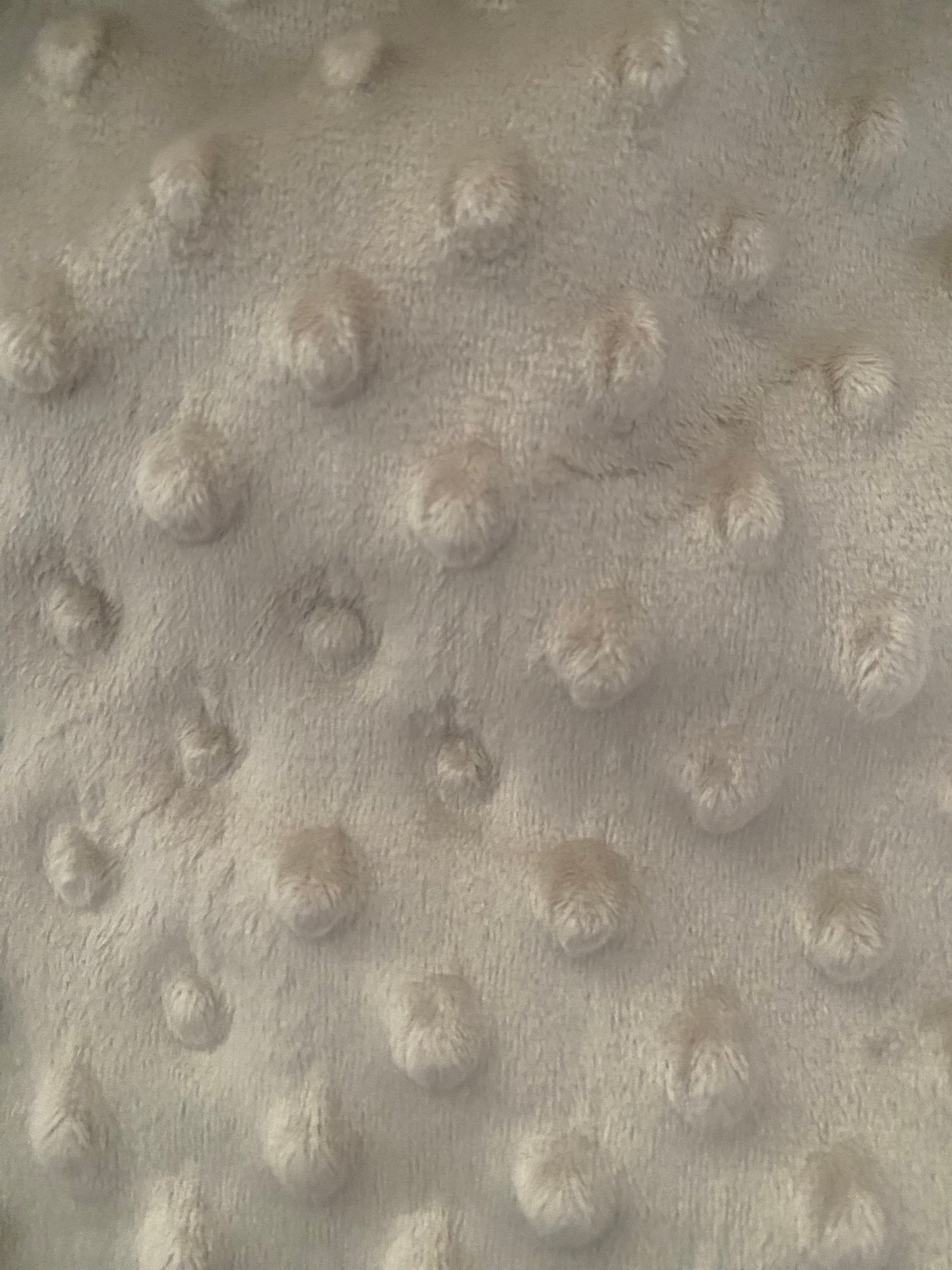 MINKY DOTS GRIS TOPO CERTIFICADO OEKO-TEX