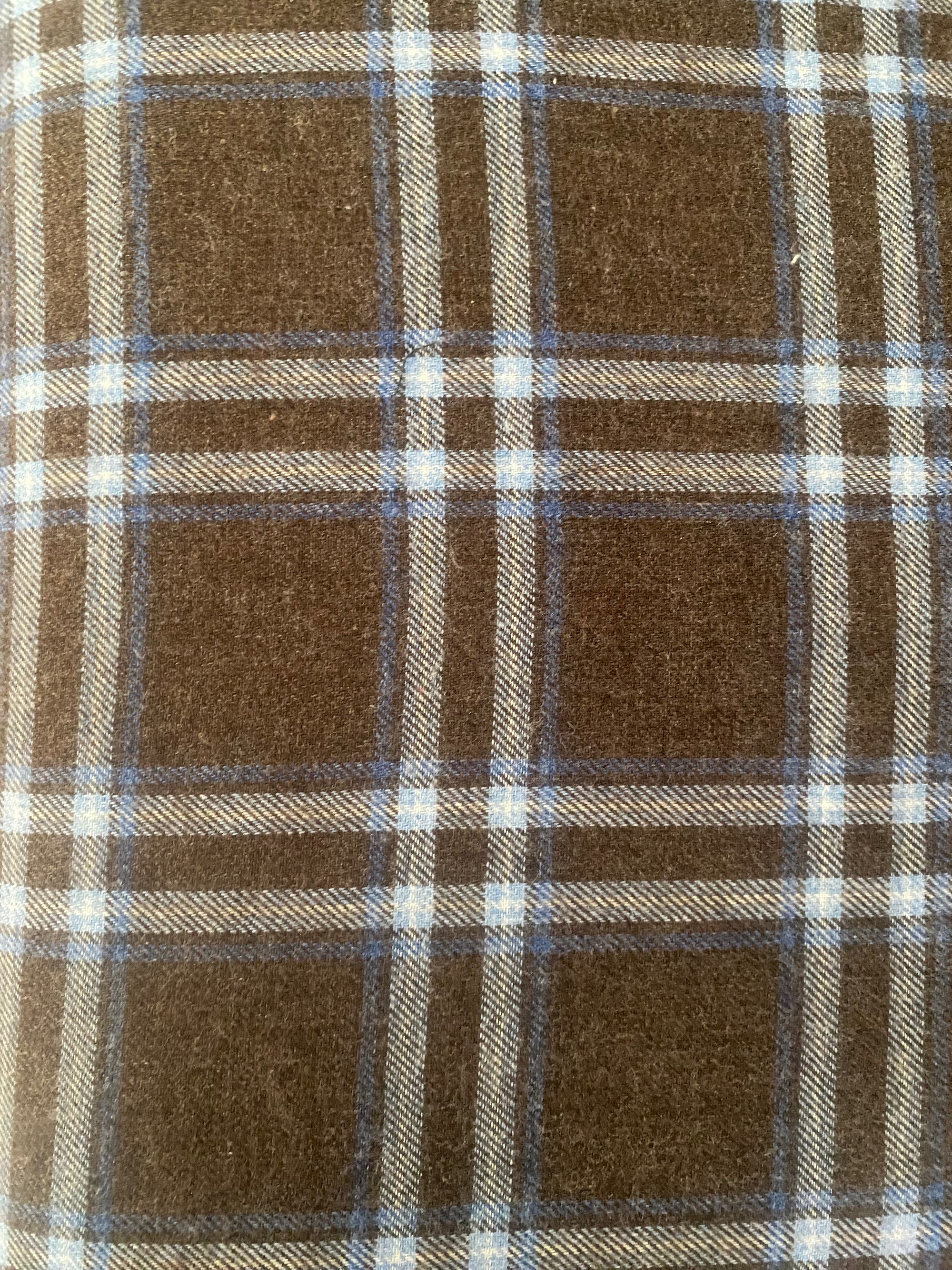 Tela viyela/viella CUADROS MARRONES CERTIFICADO OEKO-TEX