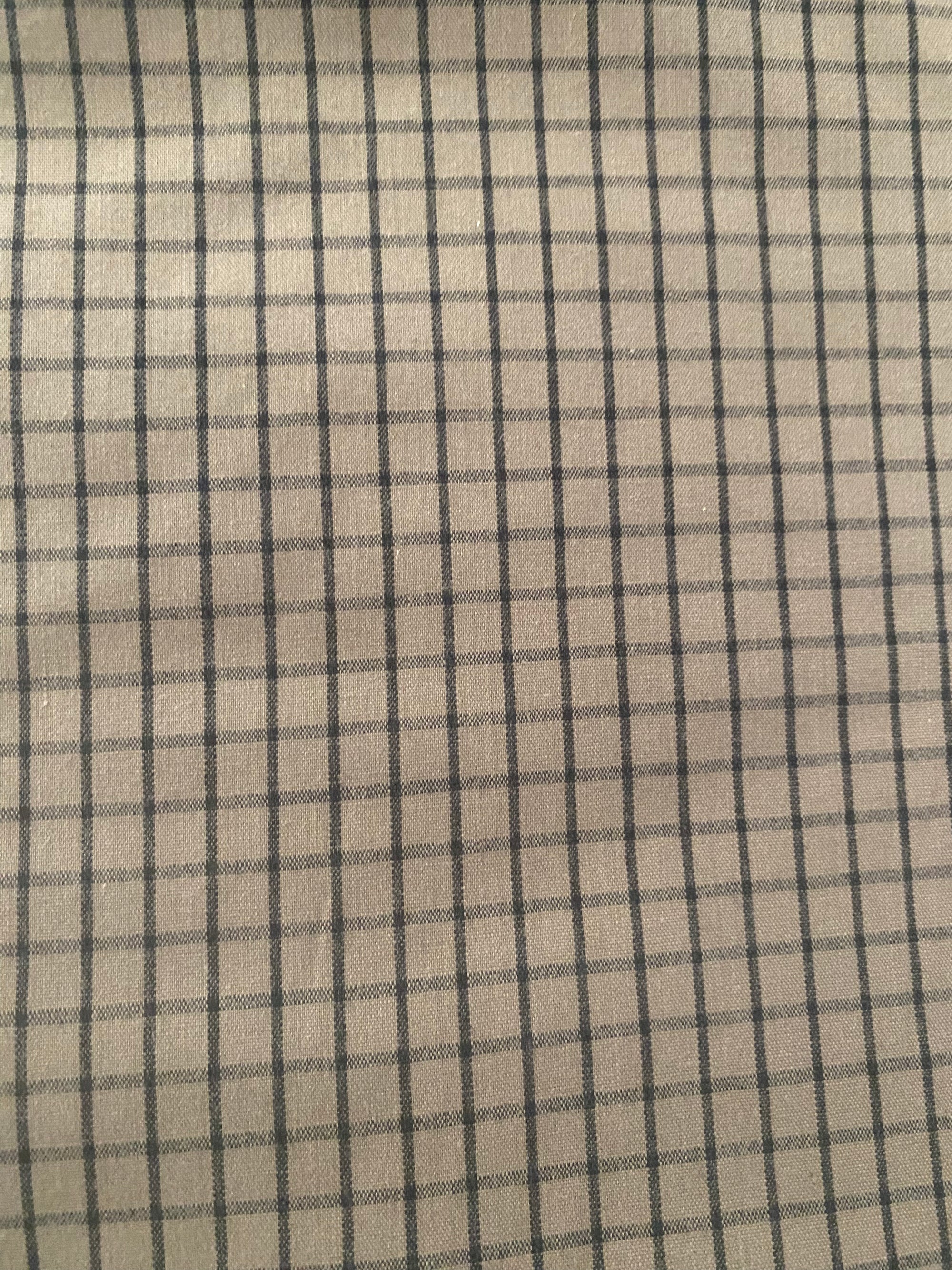 Tela viyela/viella CUADROS BEIGE (CM) CERTIFICADO GOTS