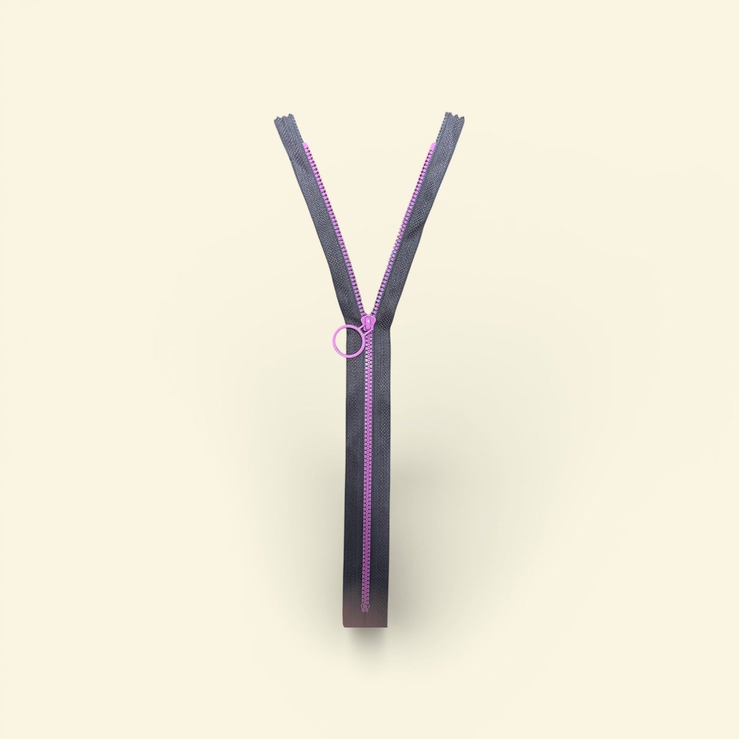 CREMALLERA RESINA 30MM TIRADOR METÁLICO