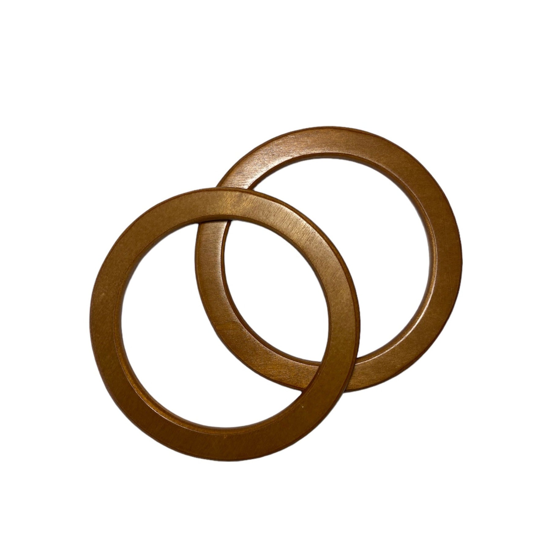 ASAS DE MADERA PARA BOLSO. CIRCULARES