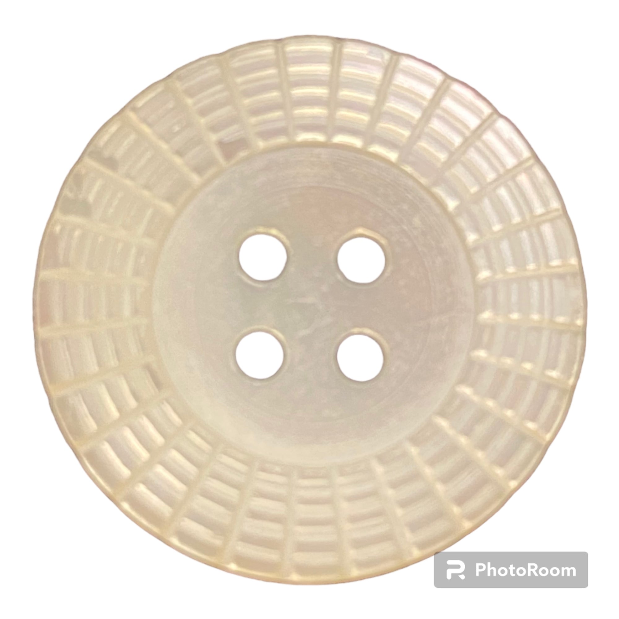 PACK 6 BOTONES TALLADOS NÁCAR EN MOTIVOS GEOMÉTRICOS