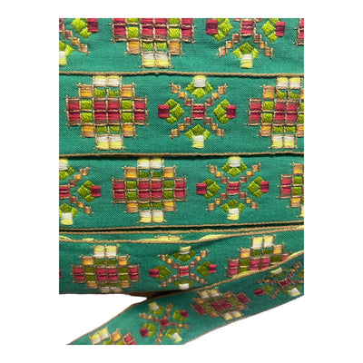 CUBRECOSTURAS VINTAGE GEOMÉTRICO ancho 30mm 50mm