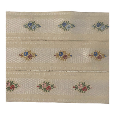 CUBRECOSTURAS VINTAGE FLORES ancho 45mm