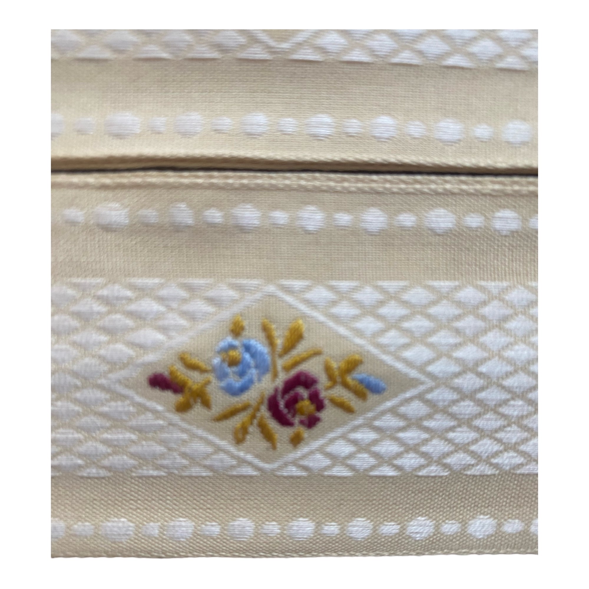 CUBRECOSTURAS VINTAGE FLORES ancho 45mm