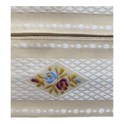 CUBRECOSTURAS VINTAGE FLORES ancho 45mm