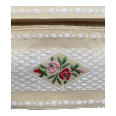 CUBRECOSTURAS VINTAGE FLORES ancho 45mm