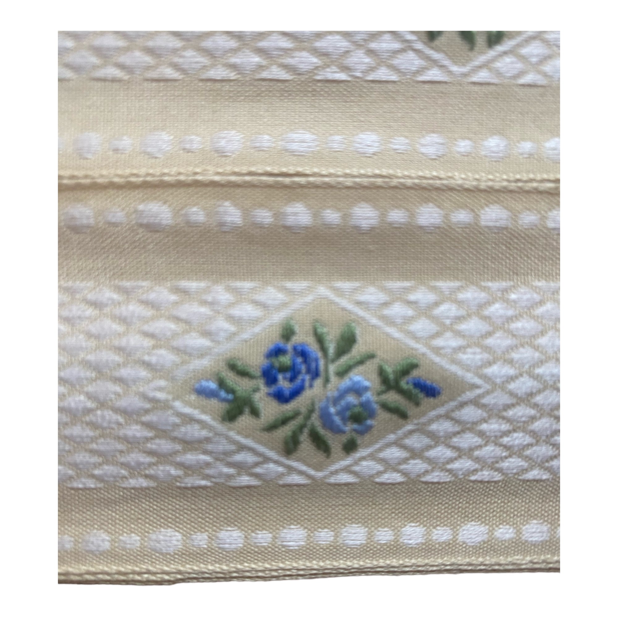 CUBRECOSTURAS VINTAGE FLORES ancho 45mm