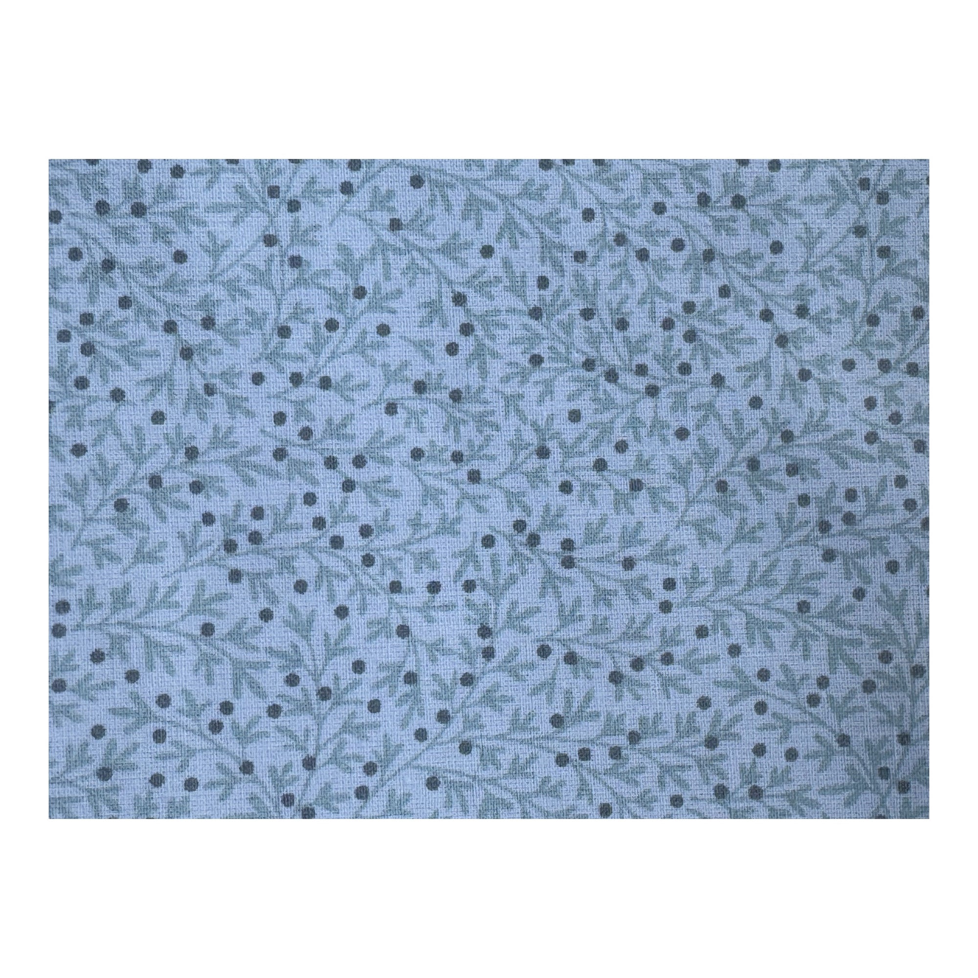 Tela popelín verde MINT RAMITAS(CM)