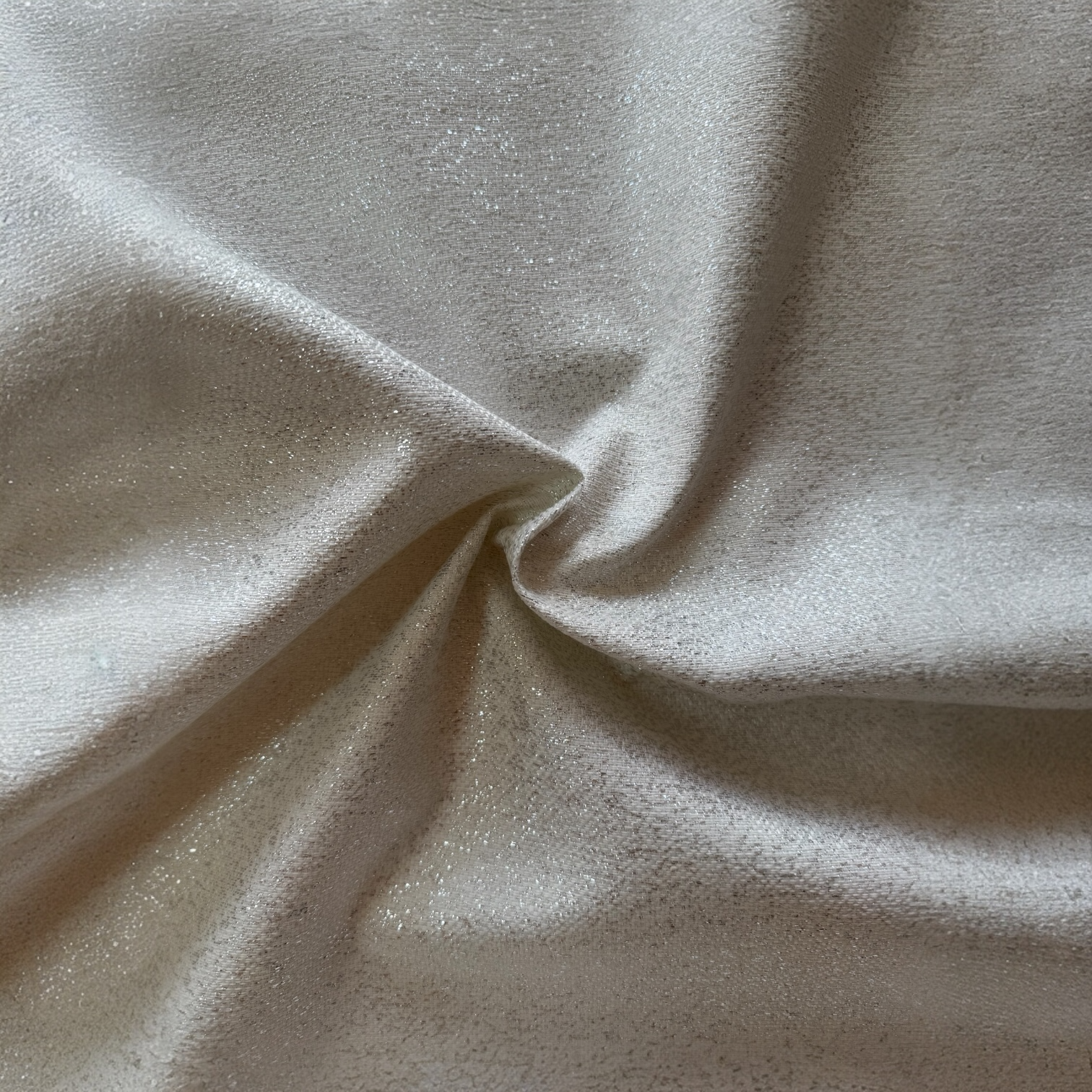 TELA PANAMÁ BRILLO PLATEADO DOBLE ANCHO