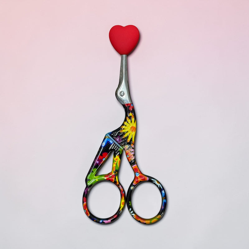 TIJERAS BORDADO CIGÜEÑA DECO