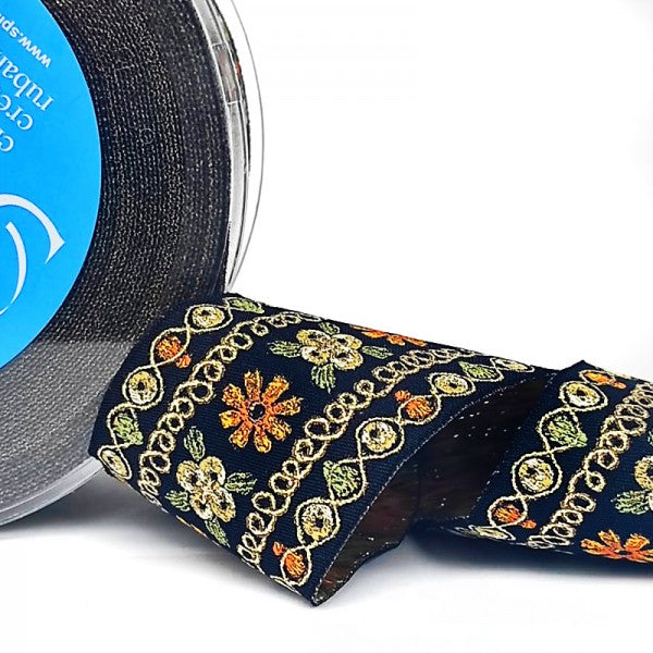 Cubrecosturas Floral (15 MTRS)