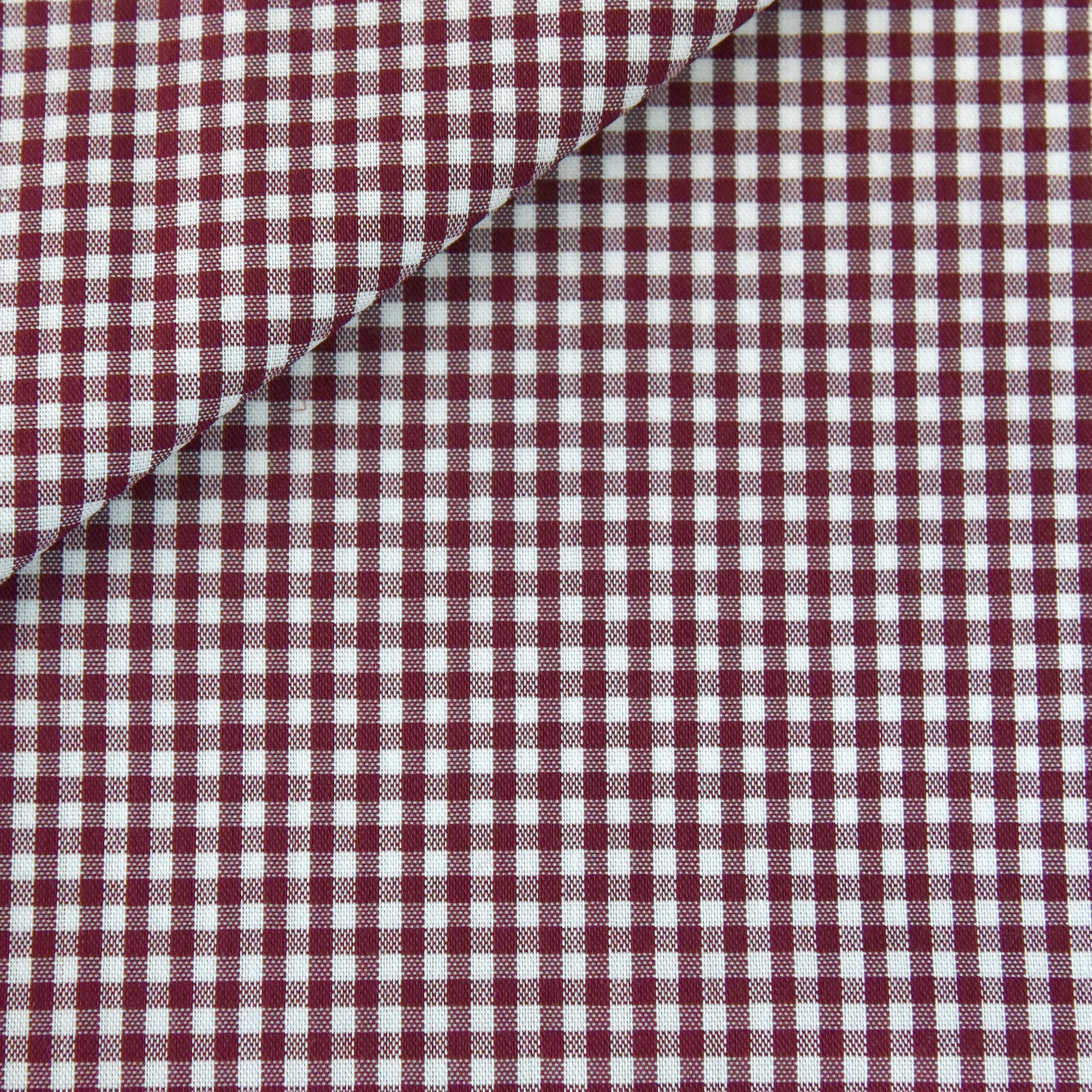 Tela cuadros vichy granate/burdeos (CM)