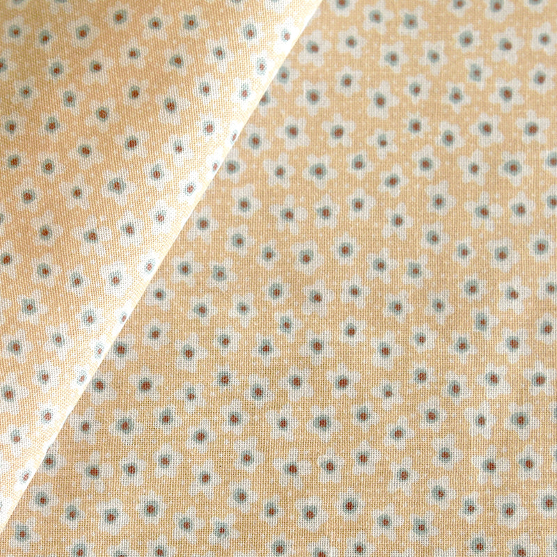 Tela estampada mini flores amarillo (CM)