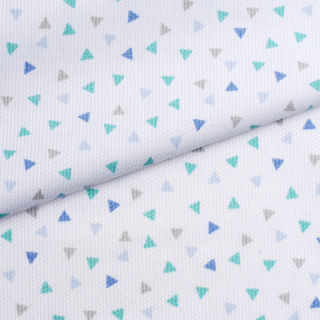 Tela piqué estampado geométrico OEKO-TEX (CM)